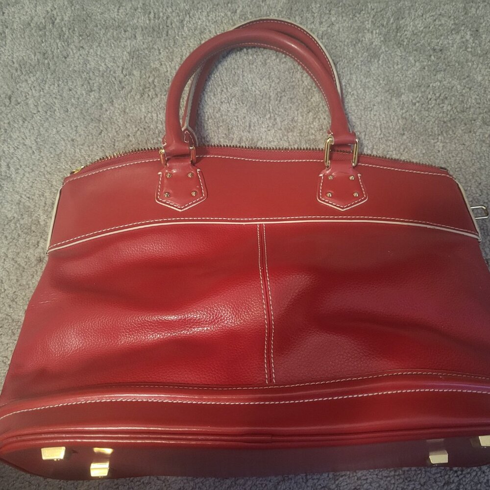 Louis Vuitton Red Suhali Leather Lockit PM Bag